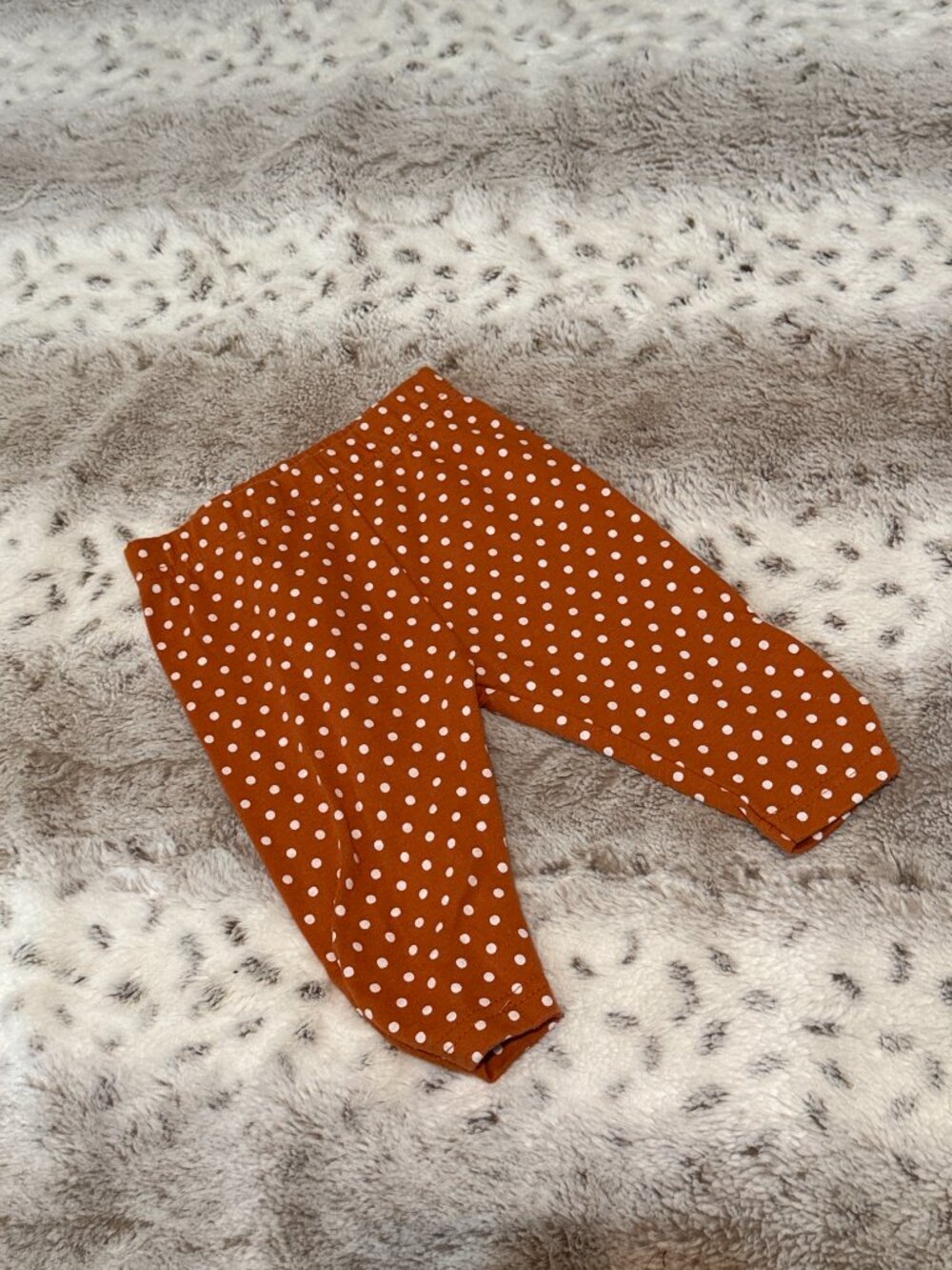 Tahari matching set baby girls 3-6 months polka dot fall Thanksgiving pumpkin - Picture 8 of 11